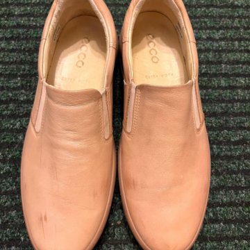 Полуботинки ECCO 40 размер светло-бежевый удобные