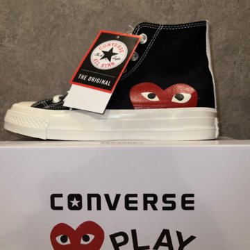 Кеды Converse x COMME des GARÇONS PLAY высокие