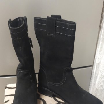 Полусапожки 41 размера, новые замша