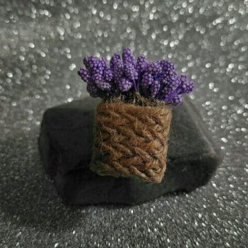 Брошь «Лаванда» в подарочной упаковке