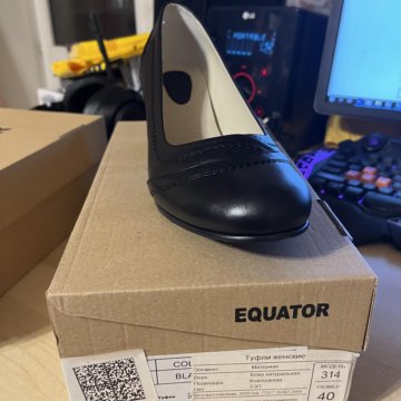 Туфли женские кожаные Equator 314.1 - 40 размер