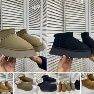 Люксовые зимние мини Угги