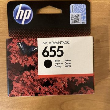 Картридж струйный HP 655 cz109ae черный