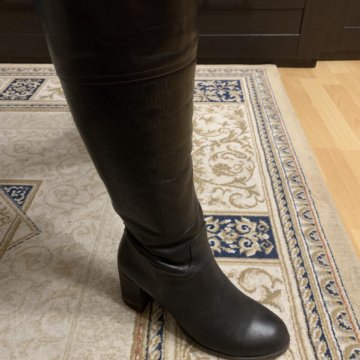 Зимние сапоги женские натурал.кожа