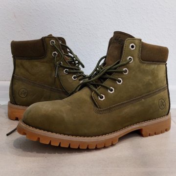 Зимние ботинки из натуральной кожи