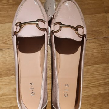 Лоферы кожа 39 новые