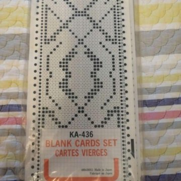 Перфокарты для вязальных машин