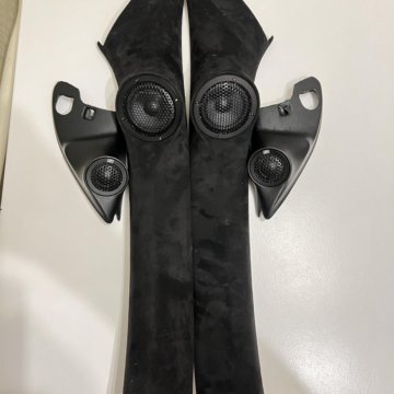 Комплект стоек и уголков зеркал на Skoda Rapid