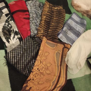 Платки на голову, шарфы бесплатно