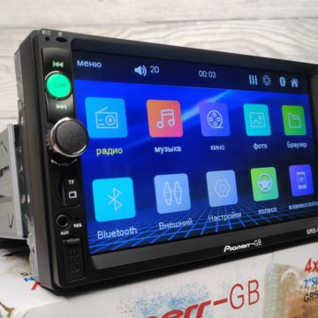 Магнитола 1Din 7 дюймов Pioneer MP5 8036 60W