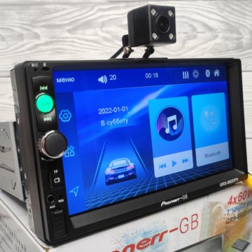 Магнитола 1Din 7 дюймов экран 60w с камерой