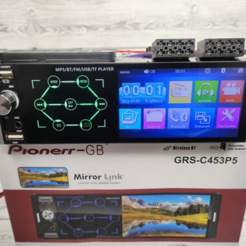 Магнитола 1Din с сенсорным экраном