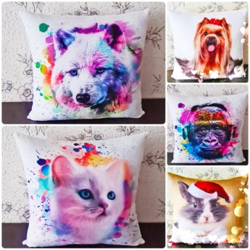 Подушки с животными