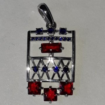 Серебряный кулон