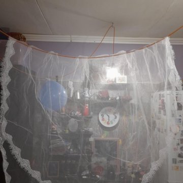 Свадебная фата длинная цвет Шампань