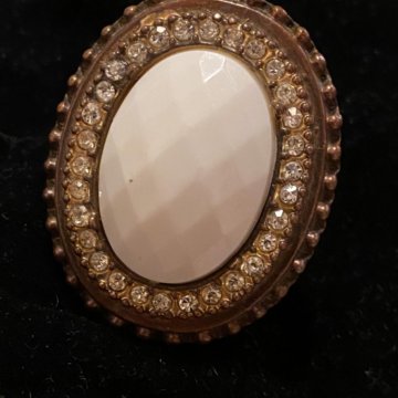 Кольцо H&M 17 под винтаж камень стразы