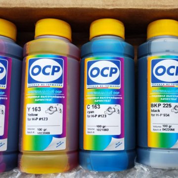 Чернила OCP для принтеров, МФУ HP, оригинал.