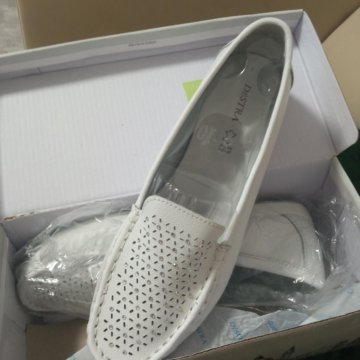 Мокасины женские кожаные размер 39