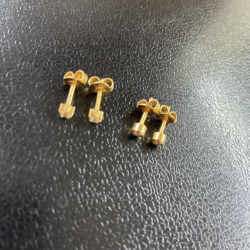 Серьги-пуссеты медицинские США