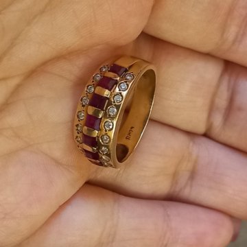 Золотое кольцо 585 проба