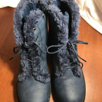 Ботинки зимние синие Girls Reserved