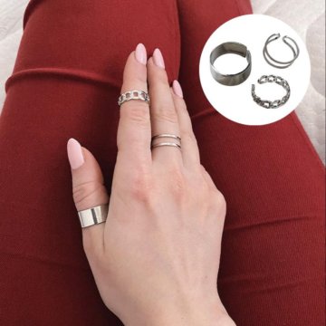 Набор колец бижутерия новое