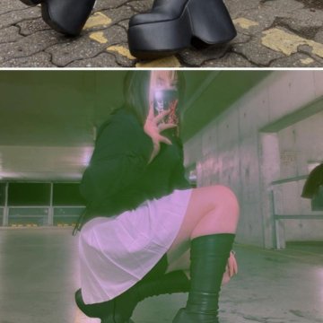 Сапоги на платформе