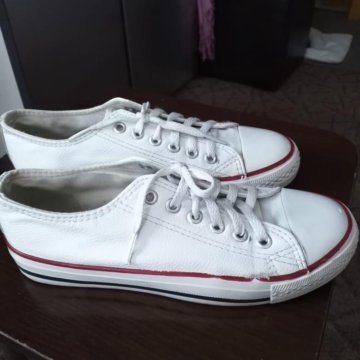 Слипоны/кеды кожаные Emas