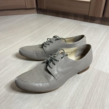 Туфли - лоферы, кожа