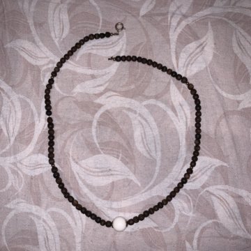 Бижутерия - Бусы / колье из деревянных бусин