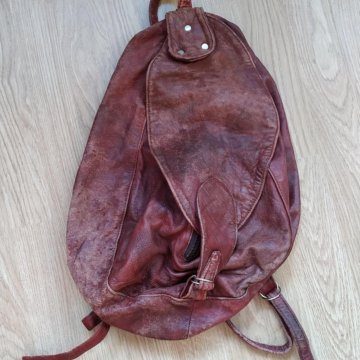 Рюкзак кожаный винтаж
