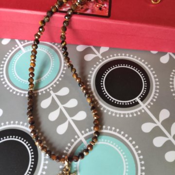 Чокер из тигрового глаза