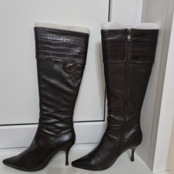 Сапоги натуральная кожа Эконика