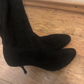 Сапожки чулки замшевые