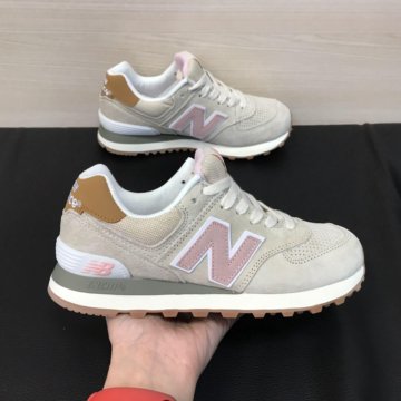Кроссовки New Balance 574 женские бежевые