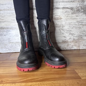 Ботинки женские кожа