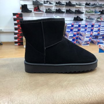 Угги зимние черные