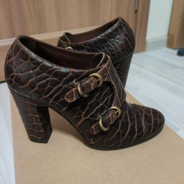Ботильоны michel vivien Италия 37 1/2 нат. кожа
