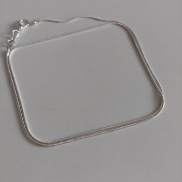 Цепочка Посеребренная женская 39 - 60 см.