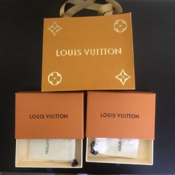 Louis Vuitton пакет и коробочки с пыльниками