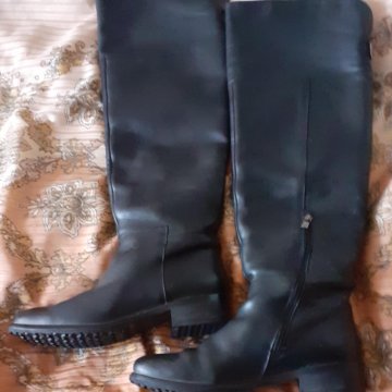 Ботфорты,кожа,еврозима,39 размер