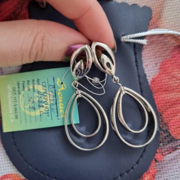 Серьги Яспис