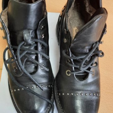 Ботинки натур.кожа 39