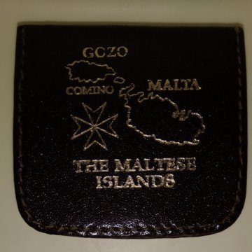 Монетница из натуральной кожи (о. Мальта)