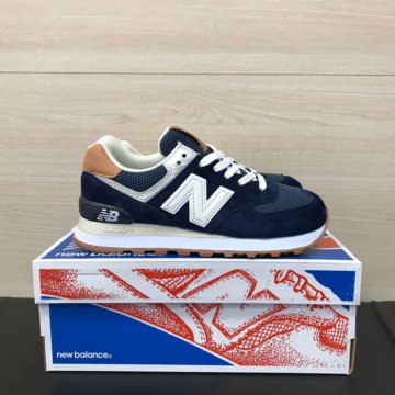 Кроссовки New Balance 574 синие женские