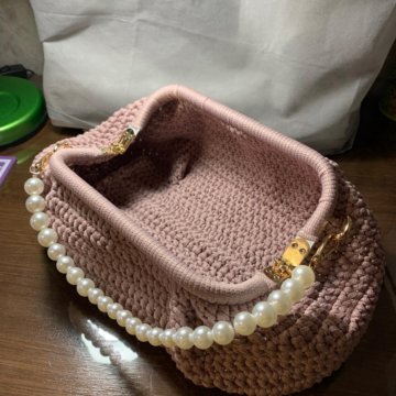 Сумка багет из полиэфирного шнура