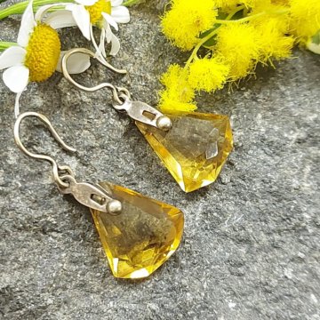 Винтажные красивые серьги