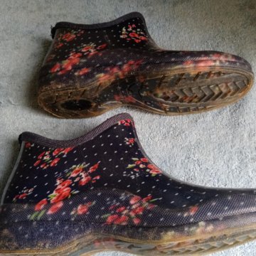 Полусапожки резиновые 37 р без вкладыша