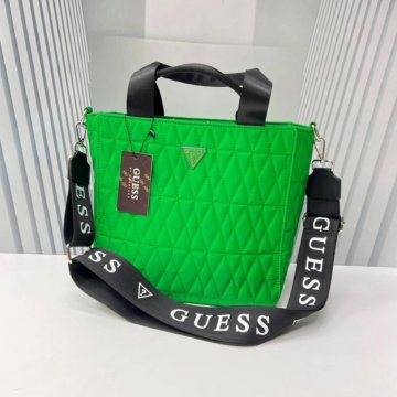 Сумка GUESS женская текстиль+ кожа
