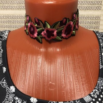 ✅ Чокер цветы новый